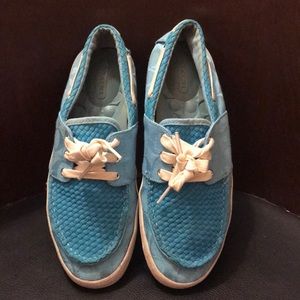Coach sneakers - well-loved, size 8.5